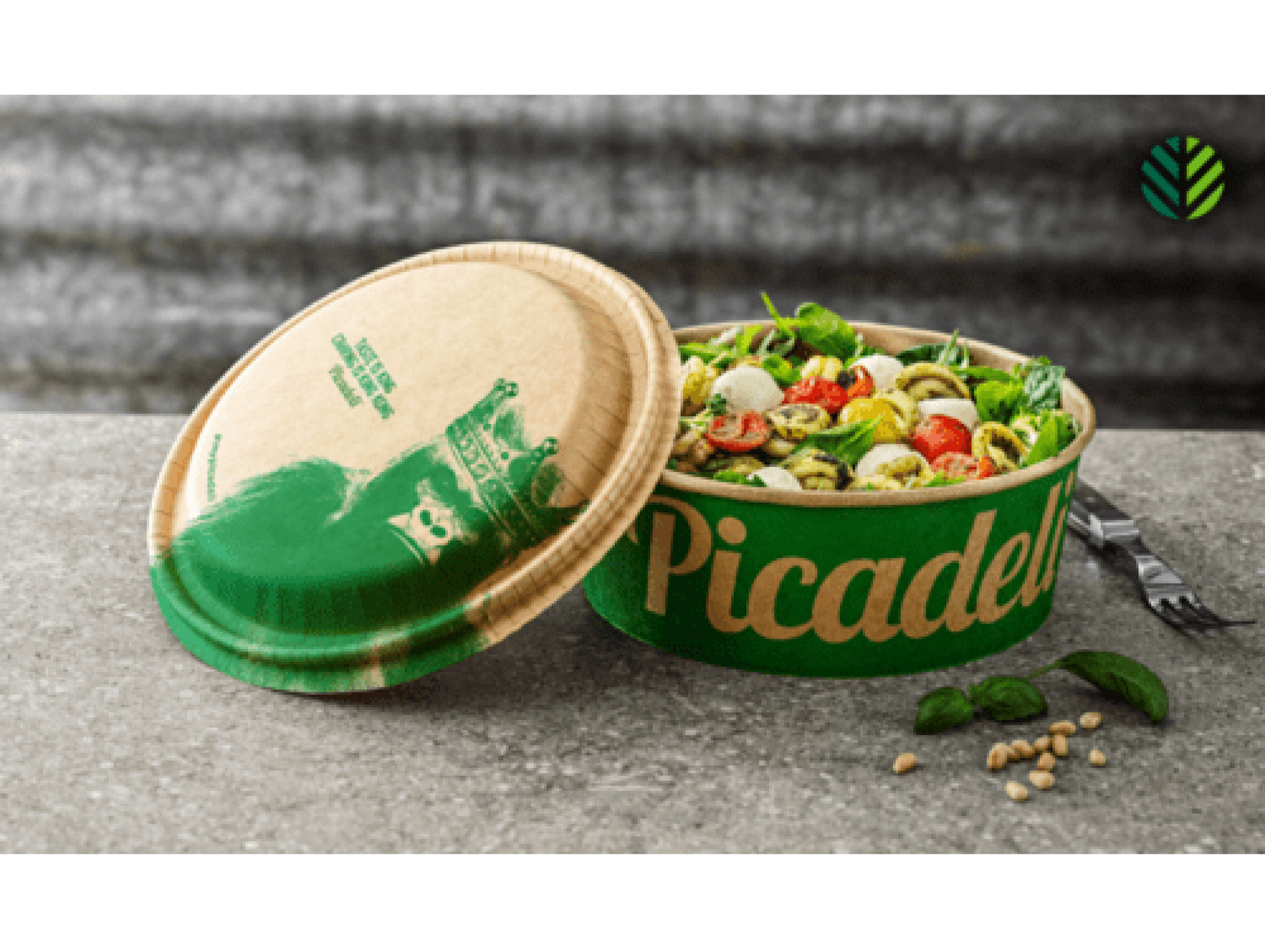 Graphic Packaging International se asocia con Picadeli para desarrollar una nueva gama de tapas de cartón sin plástico para sus ensaladeras a base de papel.