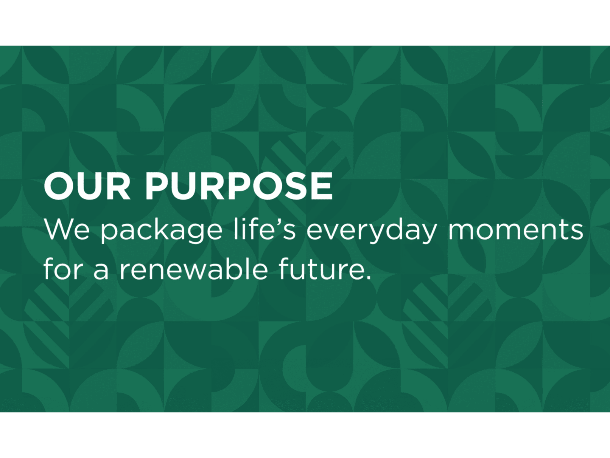 Graphic Packaging publica una declaración de propósito para revelar el compromiso con el planeta y las personas a quienes prestamos servicios para un futuro renovable. 