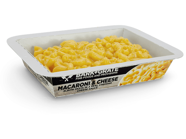 Bandeja PaperSeal™ Cook para comidas listas para horno y microondas - Macarrones con queso