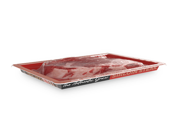 Bandeja PaperSeal™ Skin para carnes frescas y procesadas 