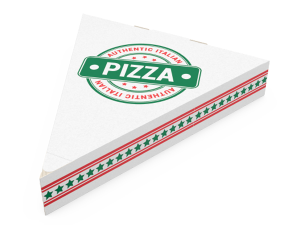 Tapas con bisagras y bandejas de cartón para pizza