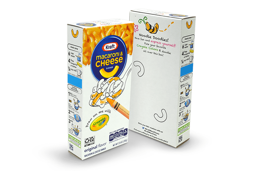 Kraft Heinz colabora con Graphic Packaging para crear una actividad con crayolas para niños en el paquete