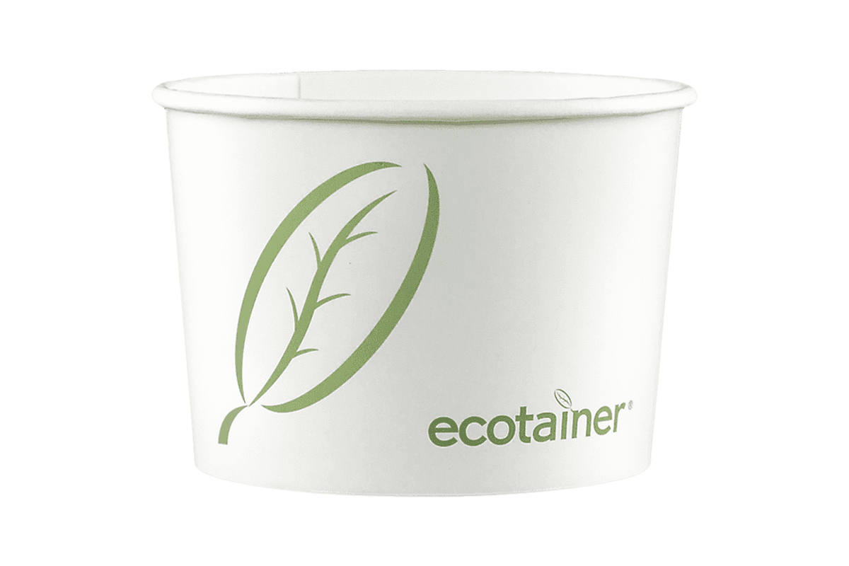 Empaques compostables comercialmente ecotainer™