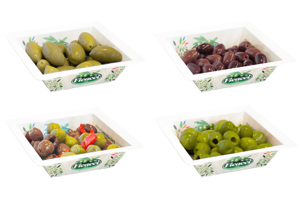 Ficacci Olive Company realiza la transición del empaque de aceitunas prémium a PaperSeal™