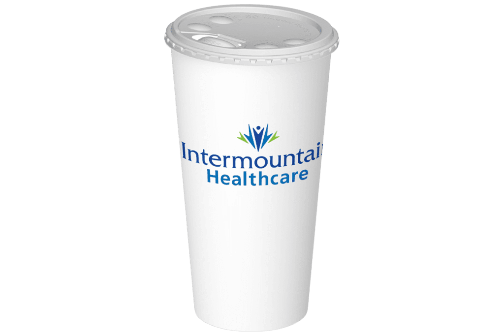 Vasos para bebidas frías para Intermountain Healthcare
