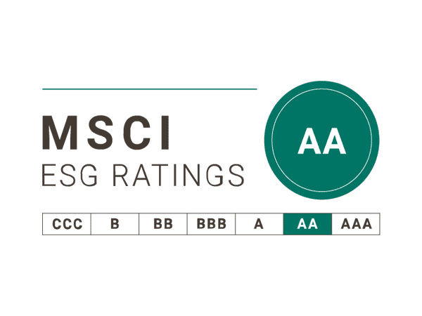 Calificación de ESG de MSCI: AA