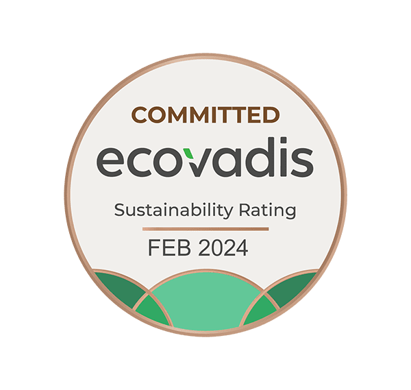 Insignia de calificación de sustentabilidad de EcoVadis de febrero de 2024